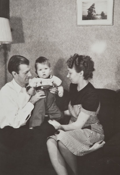 Robert with parents