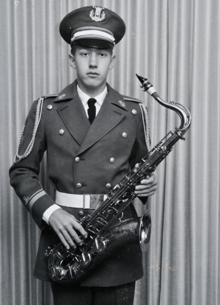 Brother Jim dressed for his military band.