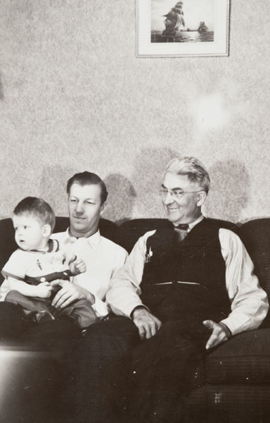 Me with Dad and Grandpa Neville