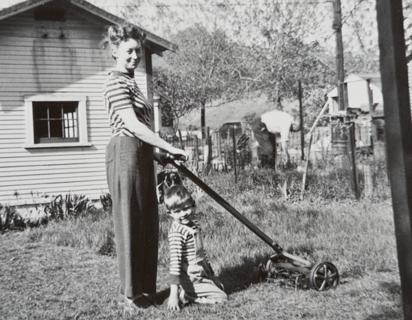 tired of mowing lawn